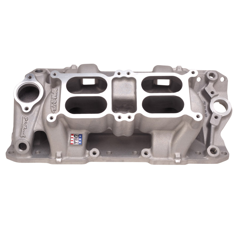 Edelbrock EDE7525 SBC Dual Quad Air Gap Intake Manifold