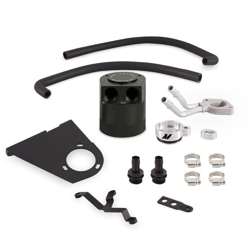 Mishimoto MMBCC-F2D-17BE 2017+ Ford 6.7L Powerstroke Baffled Oil Catch Can Kit