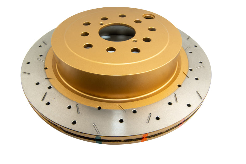 DBA DBA42656XS-10 08-10 STi/2017 BRZ w/Perf. Pkg. Dual-Drilled Rear Drilled & Slotted 4000 Series Rotor