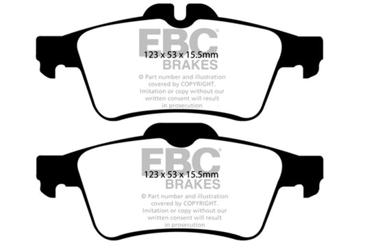 EBC DP51749NDX 08-10 Chevrolet Cobalt 2.0L Turbo (Ss) Bluestuff Rear Brake Pads