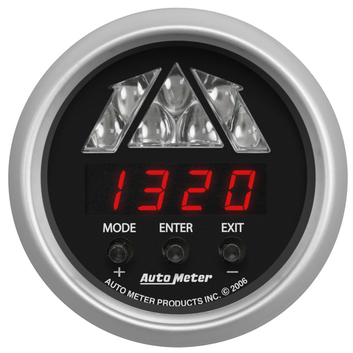 AutoMeter 3387 Autometer Sport-Comp 52mm 0-15k RPM Digital Pro Shift System Shift Light Level 1