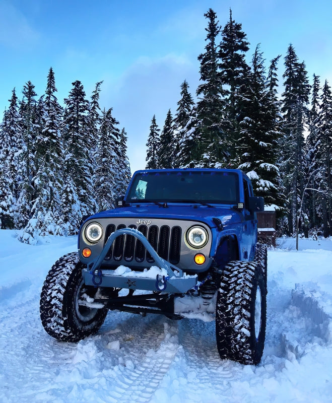 ORACLE Lighting 5769-123 Oracle 07-18 Jeep Wrangler JK Switchback LED Halo Headlights - Amber/White - Switchback