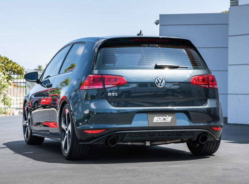 Borla 140750BC 15-17 Volkswagen GTI (MK7) 2.0T AT/MT SS S-Type Catback Exhaust w/Black Chrome Tips