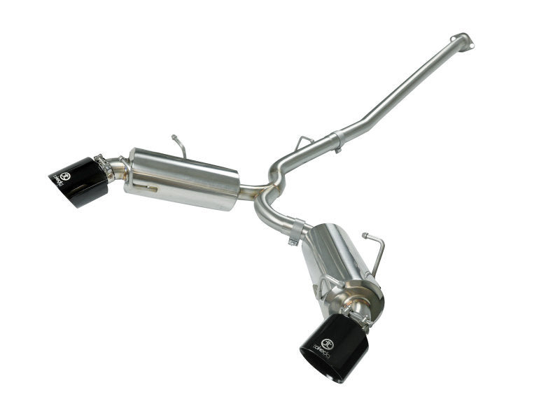 aFe 49-36023-B Takeda Exhaust Axle-Back 13-15 Scion FRS / Subaru BRZ 304SS Black Dual Tips Exhaust