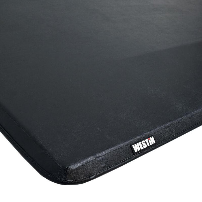 Westin 19-21005 17-24 Ford F-250/350 Super Duty 6.75ft. Bed Soft Tri-Fold Tonneau Cover - Black