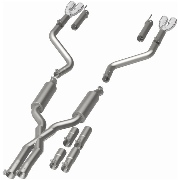 Magnaflow 19367 MagnaFlow 2017+ Dodge Challenger 409 SS Polished 3in Quad Tips Cat-Back Exhaust