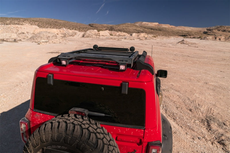 N-Fab U34253400 Universal Roof Rack (Small 34.25 - 34 Width) - Tex. Black