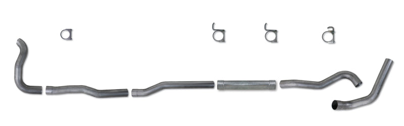 Diamond Eye Performance K4211A-RP Diamond Eye KIT 4in TB MFLR RPLCMENT PIPE SGL AL: 89-93 DODGE CUMMINS 5.9L