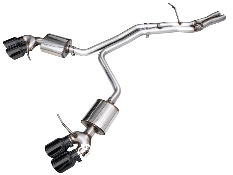 AWE Tuning 3015-43951 19-21 Porsche Macan 3.0T/2.9TT Touring Edition Catback Exhaust w/ Diamond Black Tips