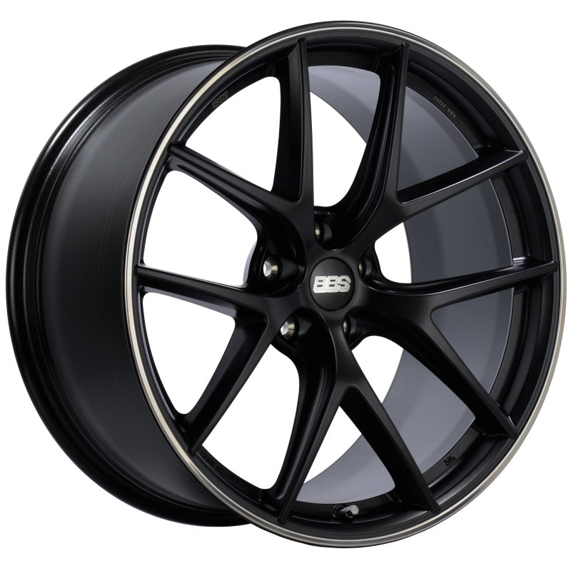 BBS CI0801BPO CI-R 20x11.5 5x120 ET52 Satin Black Rim Protector Wheel -82mm PFS/Clip Required
