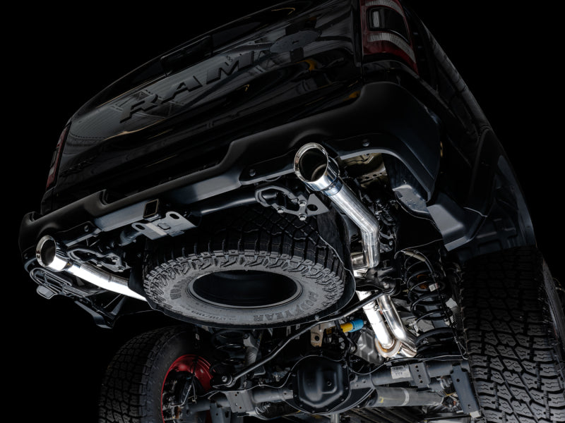 AWE Tuning 3015-32004 2021 RAM 1500 TRX 0FG Cat-Back Exhaust - Chrome Silver Tips