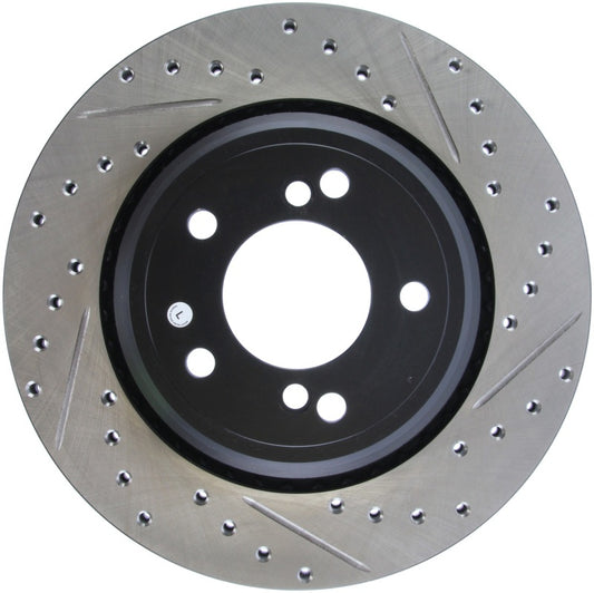 Stoptech 127.34054L StopTech 00-03 BMW M5 (E39) Slotted & Drilled Left Rear Rotor