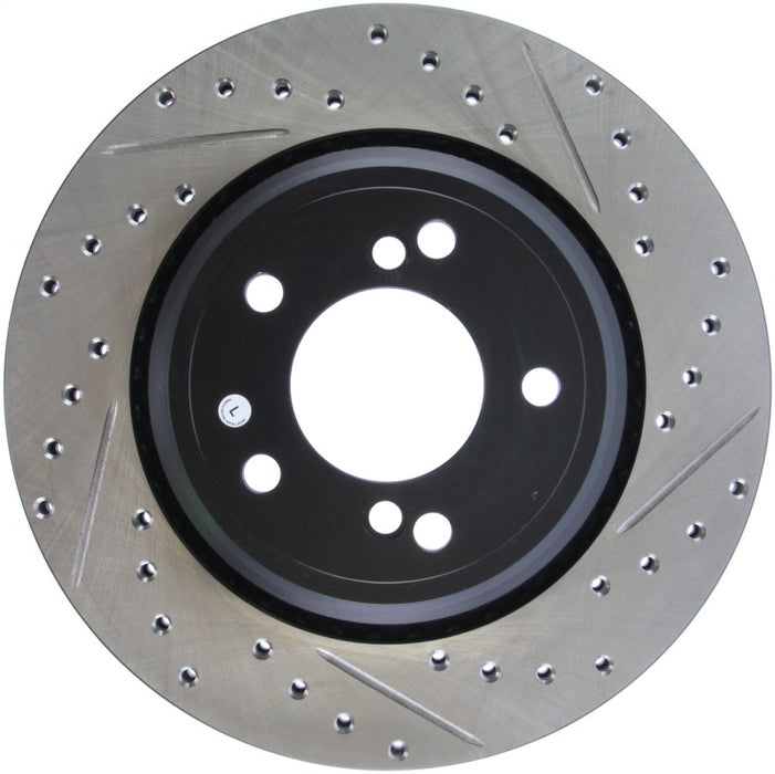 Stoptech 127.34054L StopTech 00-03 BMW M5 (E39) Slotted & Drilled Left Rear Rotor