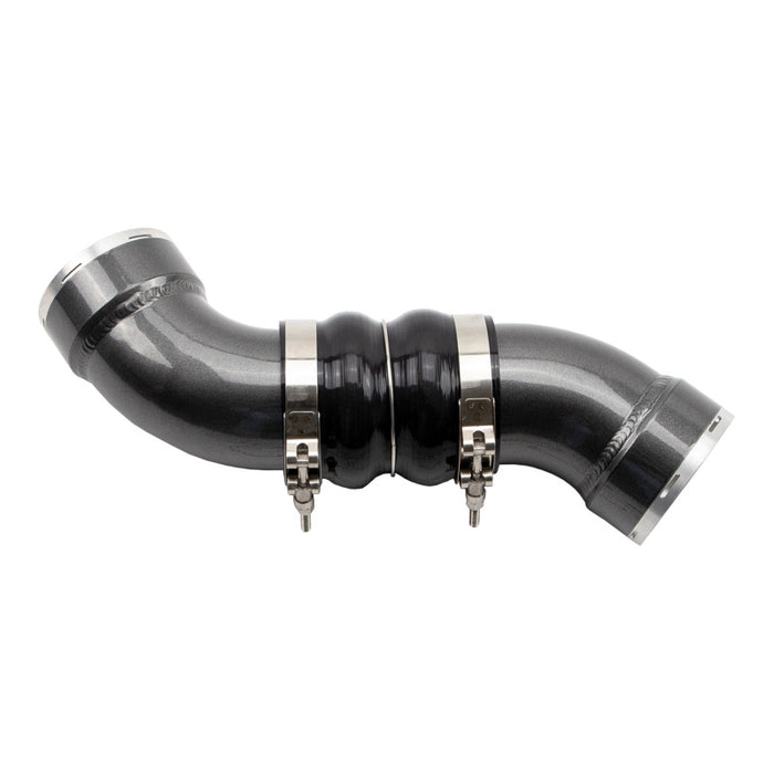 Wehrli WCF100367-GB 06-10 Chevrolet 6.6L LBZ/LMM Duramax Passenger Side 3.5in Intercooler Pipe - Gloss Black
