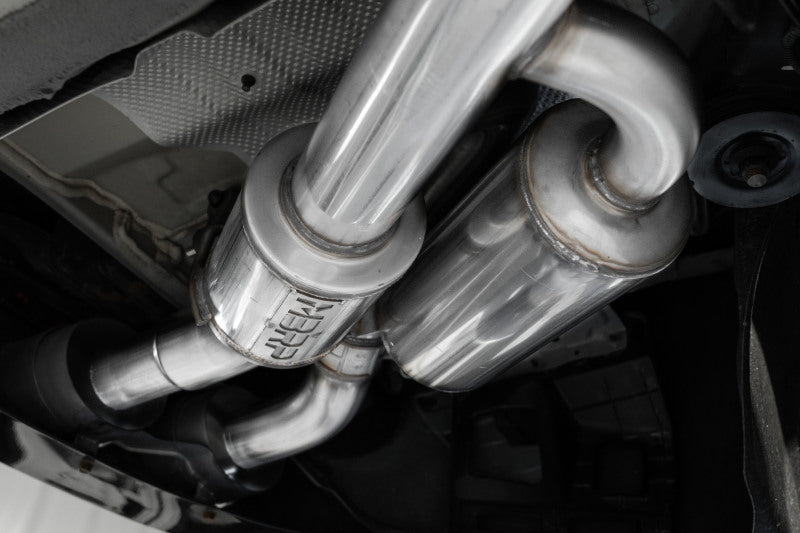 MBRP S4708304 2022 Kia Stinger 3.3L T304 SS Cat-Back Exhaust- Dual Split Rear Quad Outlet Uses Factory Bezels
