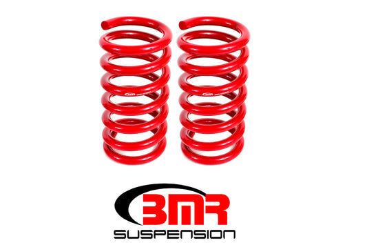 BMR Suspension SP088R BMR 15-17 S550 Mustang Rear Drag Version Lowering Springs - Red