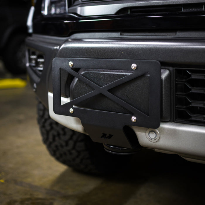 Mishimoto MMLP-F150-15 2015+ Ford F-150 Tow Hook License Plate Relocation Bracket