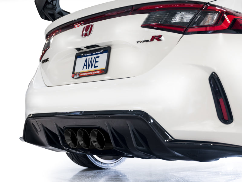 AWE Tuning 3015-53287 2023 Honda Civic Type R FL5 Touring Edition Exhaust w/ Triple Diamond Black Tips