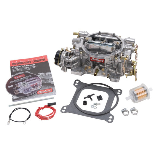Edelbrock 1406 Carburetor Performer Series 4-Barrel 600 CFM Electric Choke Satin Finish