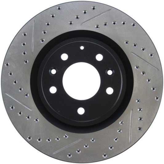 Stoptech 127.45071R StopTech 04-09 Mazda RX-8 Slotted & Drilled Right Front Rotor