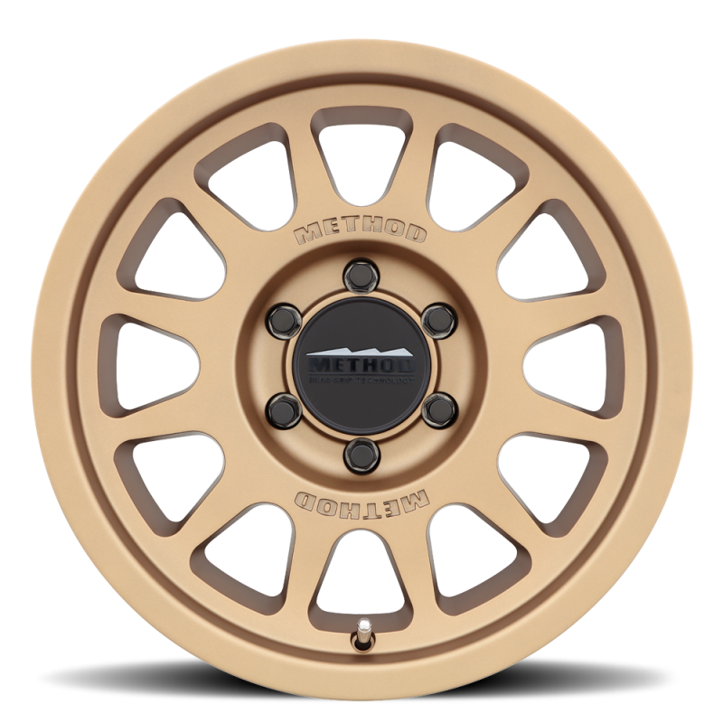 Method Wheels MR70378560900 Method MR703 17x8.5 0mm Offset 6x5.5 106.25mm CB Method Bronze Wheel