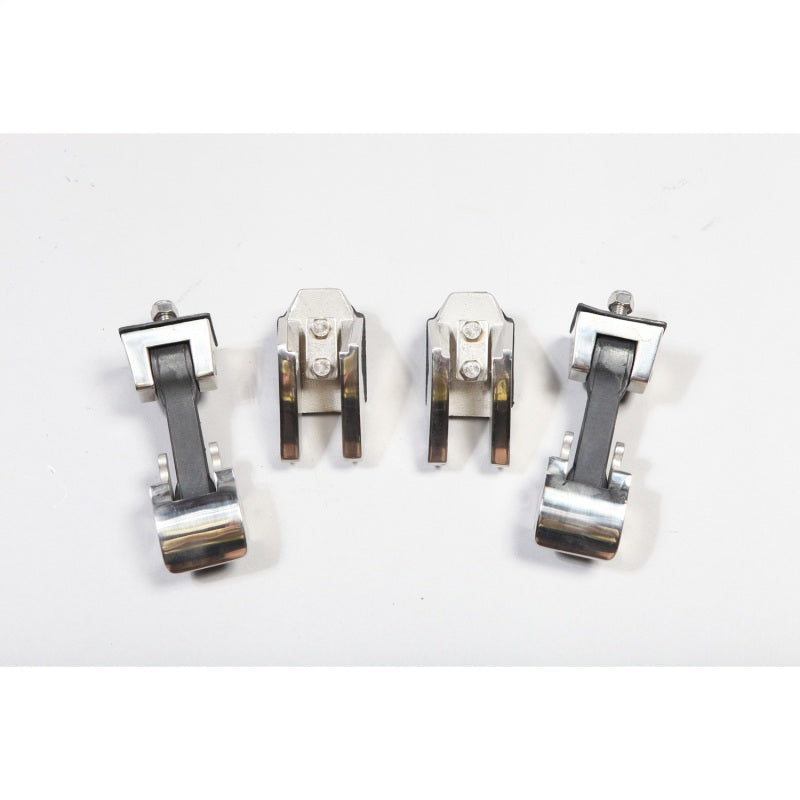 Rugged Ridge 11116.06 07-18 Jeep Wrangler Stainless Steel Hood Catch Set