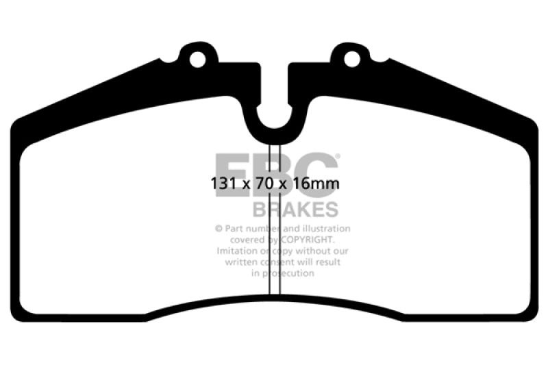 EBC DP41014R 05+ Ford Saleen Mustang Brembo front calipers Yellowstuff Front Brake Pads