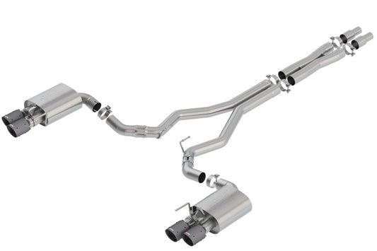 Borla 140743CFBA 2018 Ford Mustang GT 5.0L AT/MT 3in Atak Catback Exhaust w/ Valves (Carbon Fiber Black Tip)