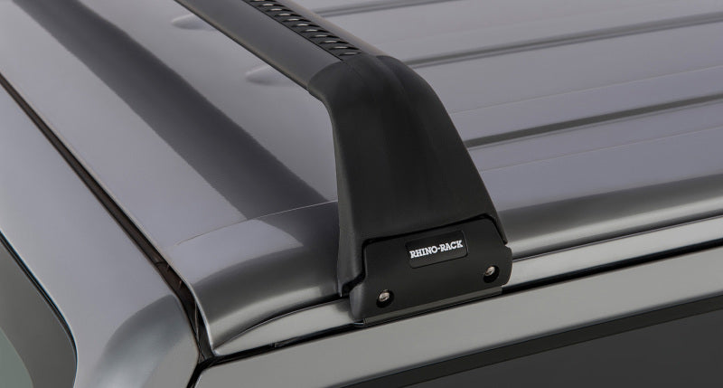 Rhino-Rack SG60 07-22 Jeep Wrangler JK/JL 2 Door Hard Top Vortex SG 2 Bar Roof Rack - Black