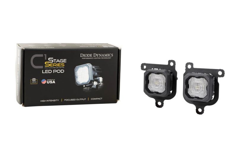 Diode Dynamics DD7174 21-24 Ford Bronco Sport SSC1 LED Fog Light Kit