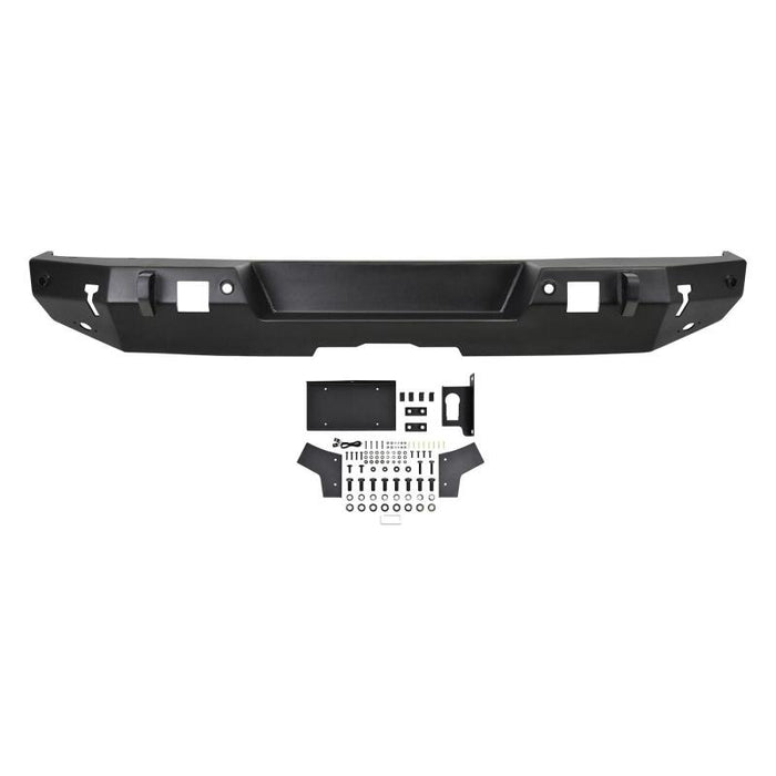 Westin 59-82045 18-19 Jeep Wrangler JL WJ2 Rear Bumper w/ Sensors (Excl. Wrangler JK) - Textured Black