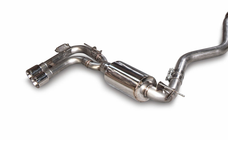 AWE Tuning 3010-22022 BMW F3X 28i / 30i Touring Edition Axle-Back Exhaust Single Side - 80mm Silver Tips