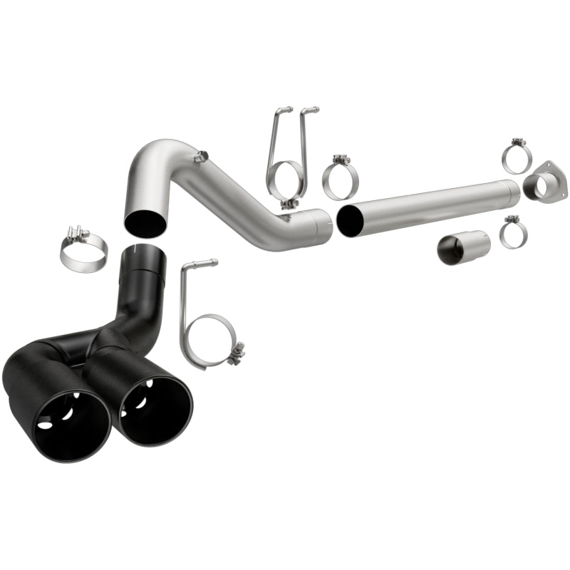 Magnaflow 17068 MagnaFlow 08-18 Ford F-250/F-350/F-450 4.6L/6.7 DPF-Back Black 4in Dual Single Rear Exit