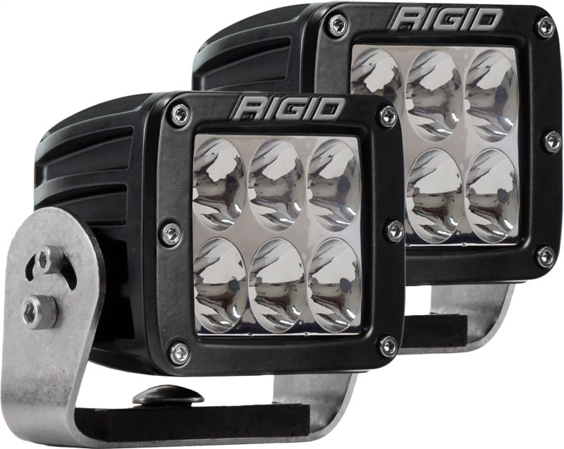 Rigid Industries 522313 D2 HD Black- Driving - Set of 2