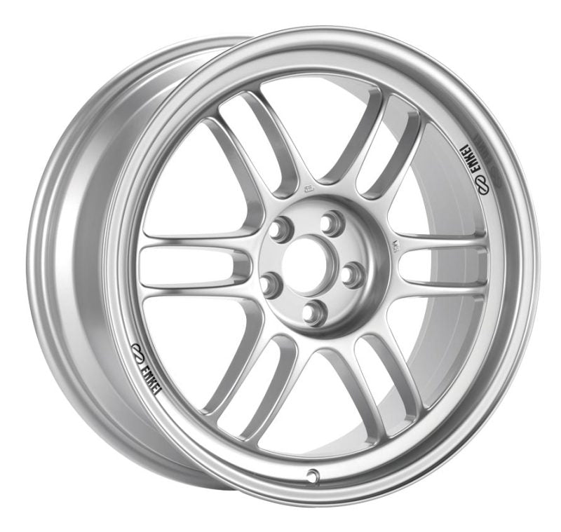 Enkei 3798956515SP RPF1 18x9.5 5x114.3 15mm Offset 73mm Bore Silver Wheel 350z/G35