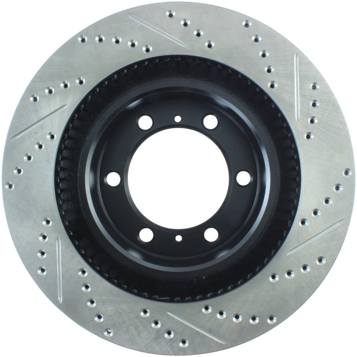 Stoptech 127.44174R StopTech Slotted & Drilled Sport Brake Rotor