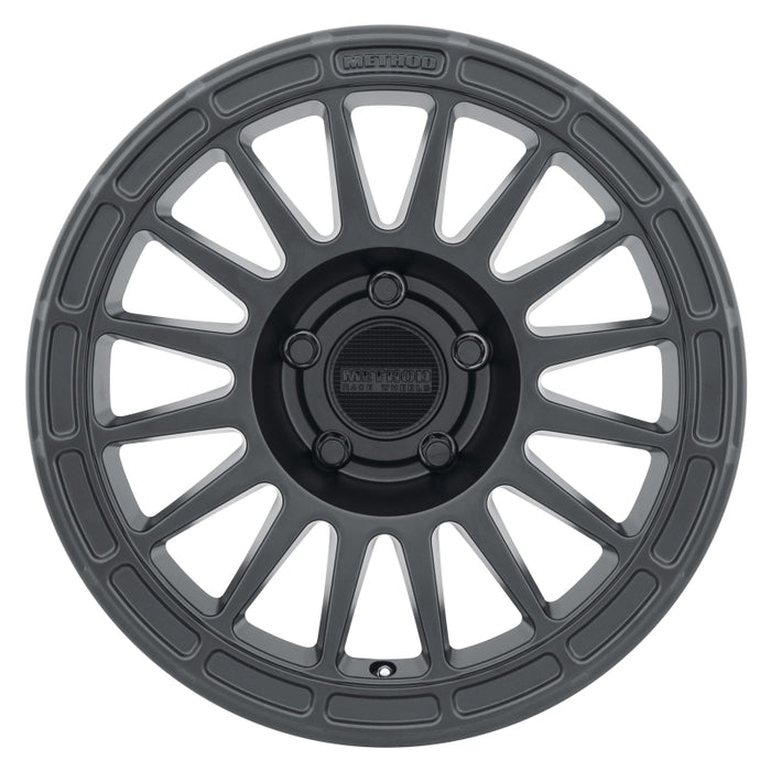 Method Wheels MR31478550500 Method MR314 17x8.5 0mm Offset 5x5 71.5mm CB Matte Black Wheel