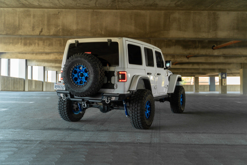 DV8 Offroad RBJL-13 2018 Jeep Wrangler JL MTO Series Rear Bumper w/ Optional Tire Carrier