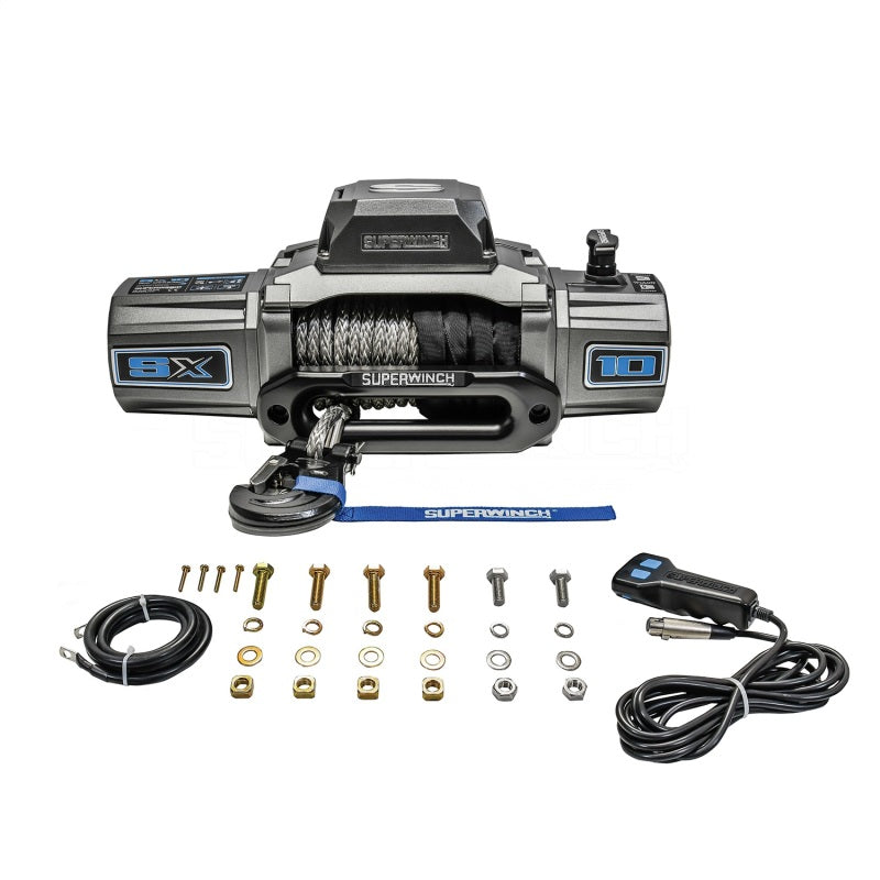 Superwinch 1710201 10000 LBS 12V DC 3/8in x 80ft Synthetic Rope SX 10000 Winch