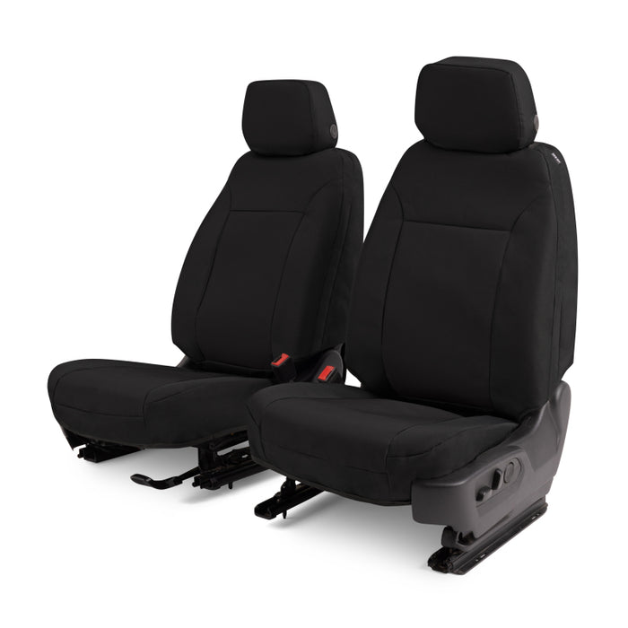 Covercraft GTC4139ENBK 19-24 Chevrolet Silverado Endura PrecisionFit Custom Second Row Seat Covers - Black/Black