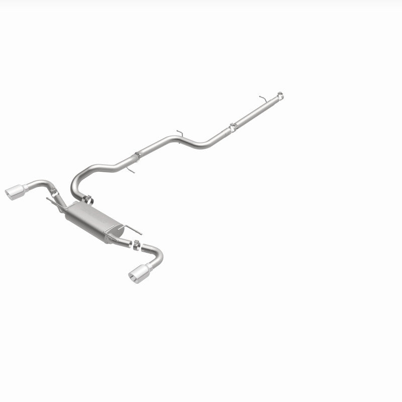 Magnaflow 15146 MagnaFlow 10-12 Mazda 3 L4 2.5L Hatchback Split Rear Exit Stainless Cat Back Performance Exhaust