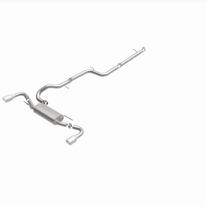 Magnaflow 15146 MagnaFlow 10-12 Mazda 3 L4 2.5L Hatchback Split Rear Exit Stainless Cat Back Performance Exhaust