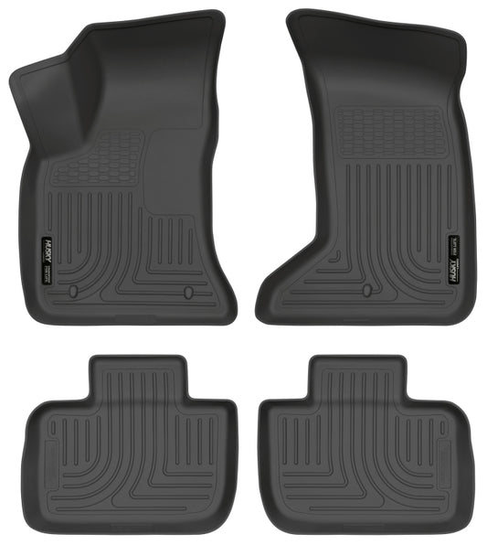 Husky Liners 98081 11-12 Dodge Charger/Chrysler 300 (AWD Only) WeatherBeater Combo Black Floor Liners