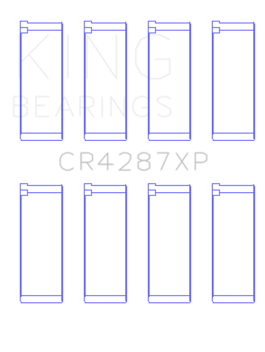 King Engine Bearings CR4287XPSTDX Acura B18C1/B18C5 VTEC (Size STDX) Performance Rod Bearing Set