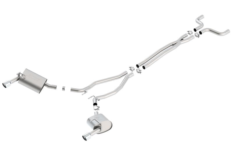Borla 140526 14-15 Camaro 3.6L V6 Single Split Rear Exit Touring Catback Exhaust