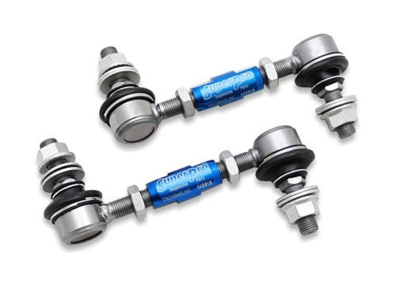Superpro TRC1045A SuperPro 2015 BMW 228i Base Rear HD Adjustable End Link Set (10mm Studs 125mm-145mm Length)