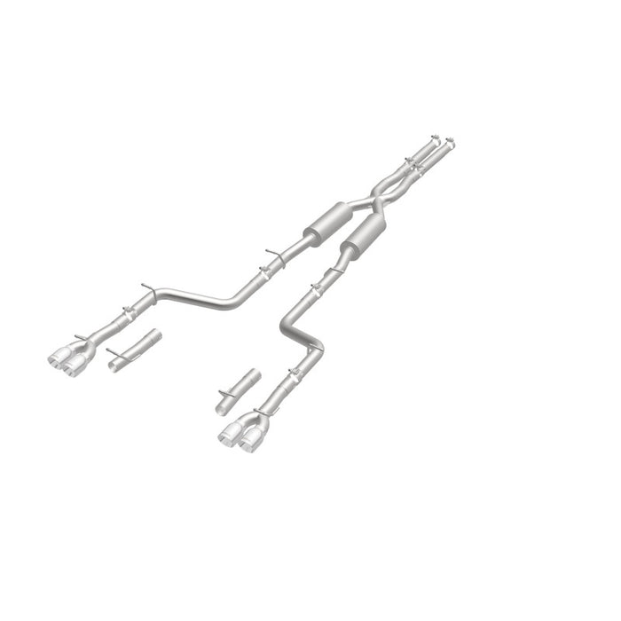 Magnaflow 19217 MagnaFlow Cat-Back, SS, 2.5in, Quad Split Rear 3.5in Tip 2015 Dodge Challenger 3.6L V6