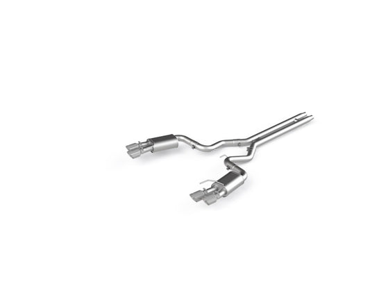 MBRP S7205AL 18-19 Ford Mustang GT 5.0 3in Dual Split Rear AL Cat Back w/ Quad 4.0in Dual Wall Tips