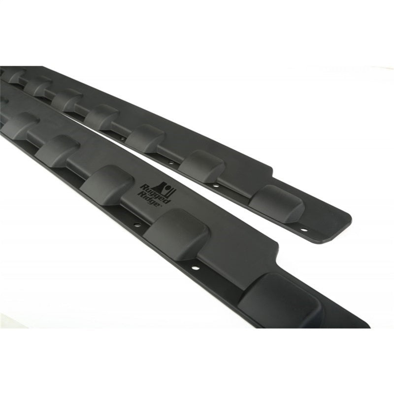 Rugged Ridge 11651.12 Rocker Guard Kit Body Armor 4 Door 07-18 Jeep Wrangler JK