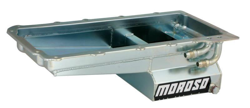 Moroso MOR20141 GM LS1/LS6 Steel Oil Pan - 7qt.